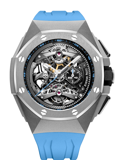 2018 Replica Audemars Piguet ROYAL OAK CONCEPT TOURBILLON CHRONOGRAPH OPENWORKED SELFWINDING watch 26587TI.OO.D031CA.01